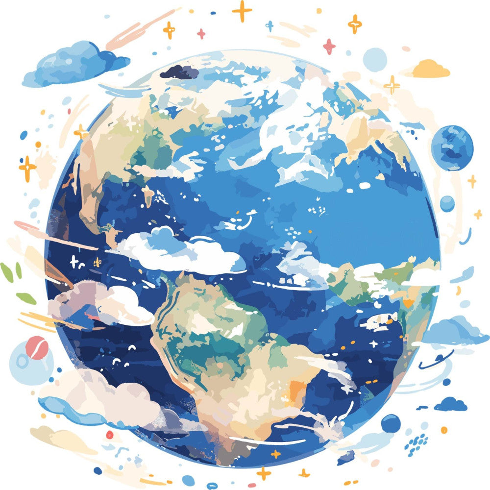 Baby Boy Space Galaxy Fabric Panel 11
