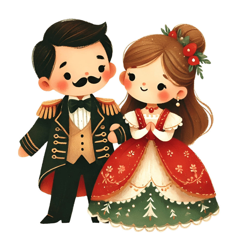 Nutcracker Ballet Fabric Panel 122