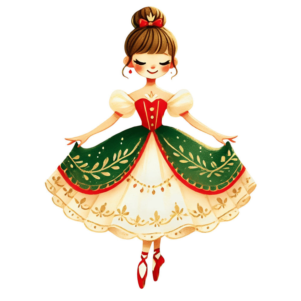Nutcracker Ballet Fabric Panel 115
