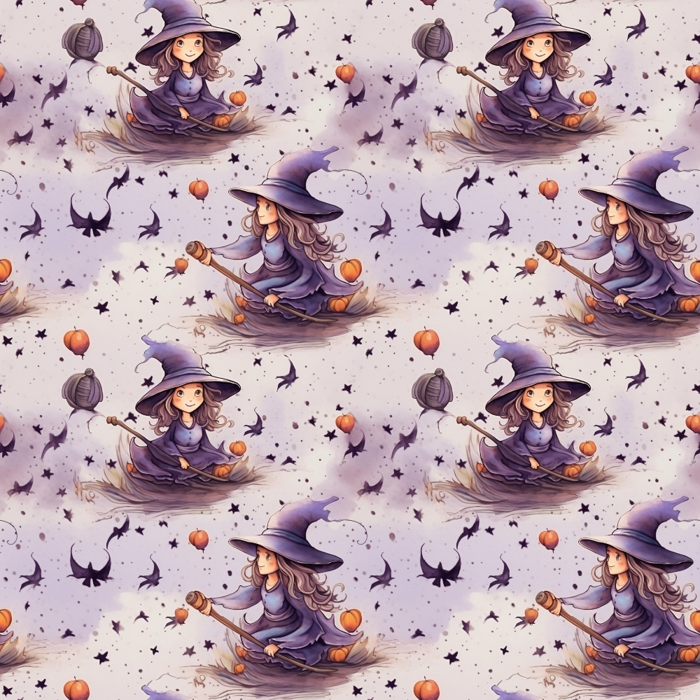Daily Deal: Spooky Season Pattern 13 Quilting Cotton Fabric - 45" x 1 Yard"