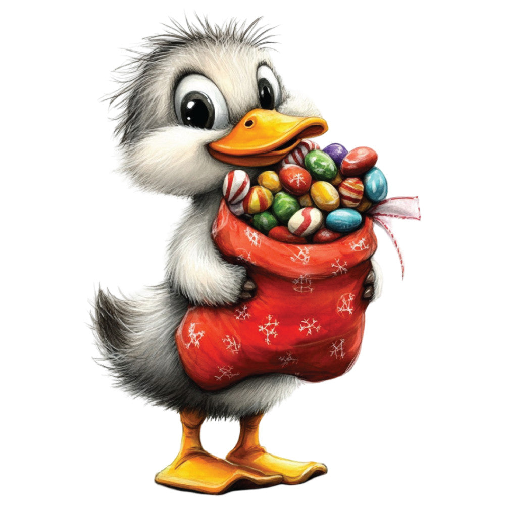 Whimsical Duck Fabric Panel 14