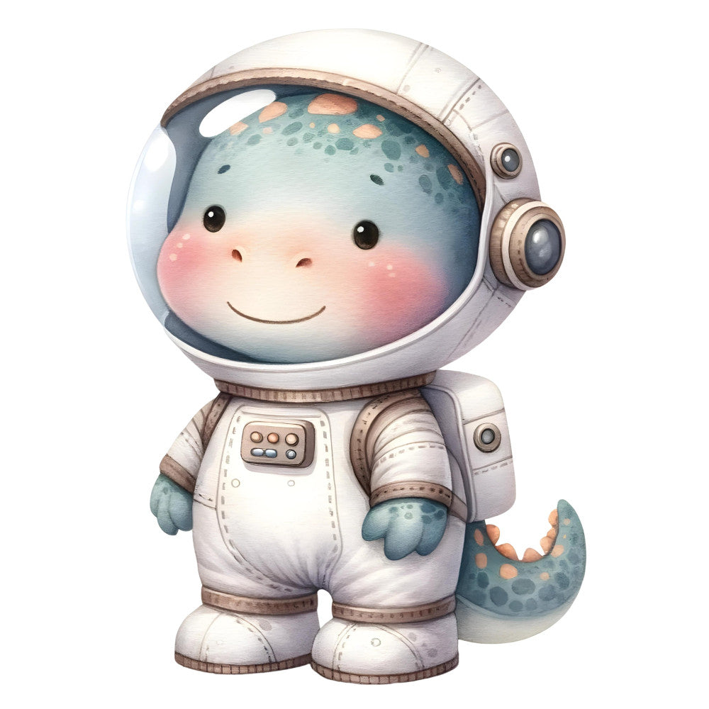 Astronaut Animal Space Fabric Panel 1