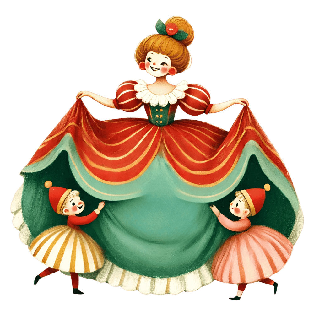 Nutcracker Ballet Fabric Panel 11