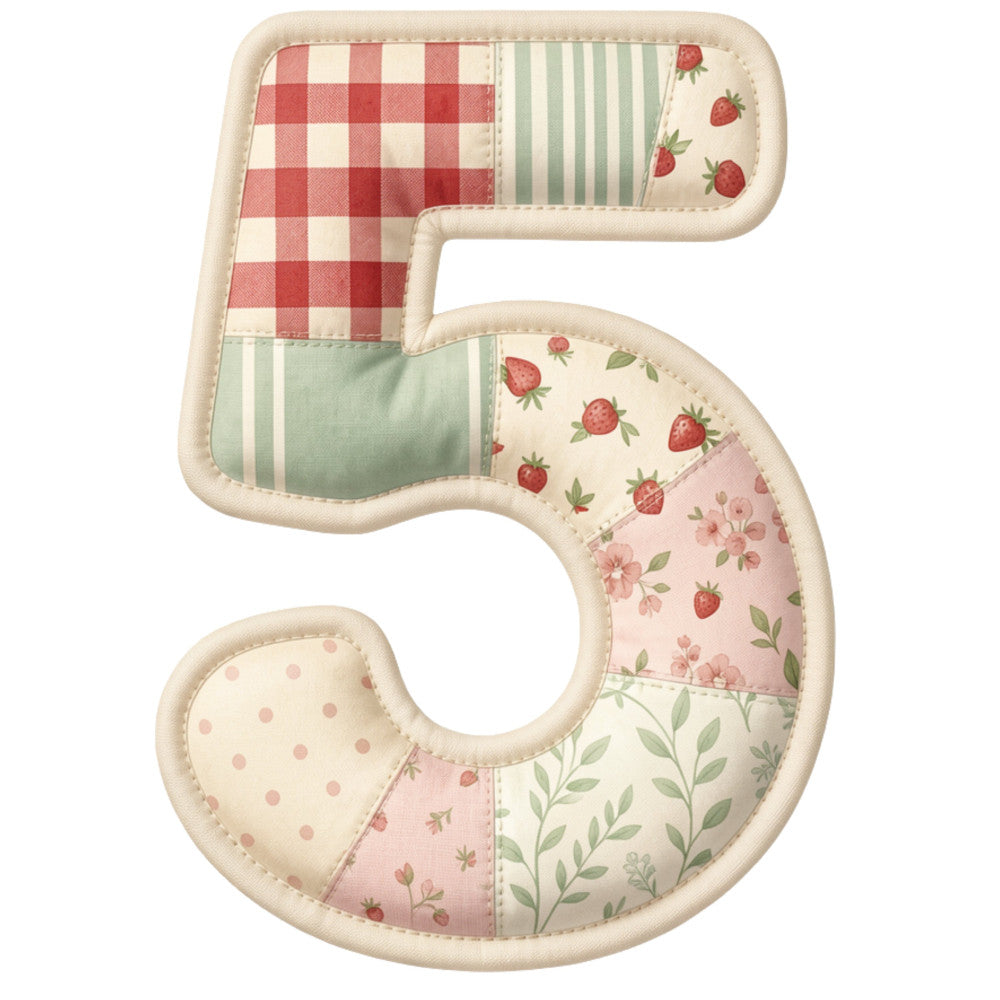 Strawberry Patchwork Fabric Panel 17