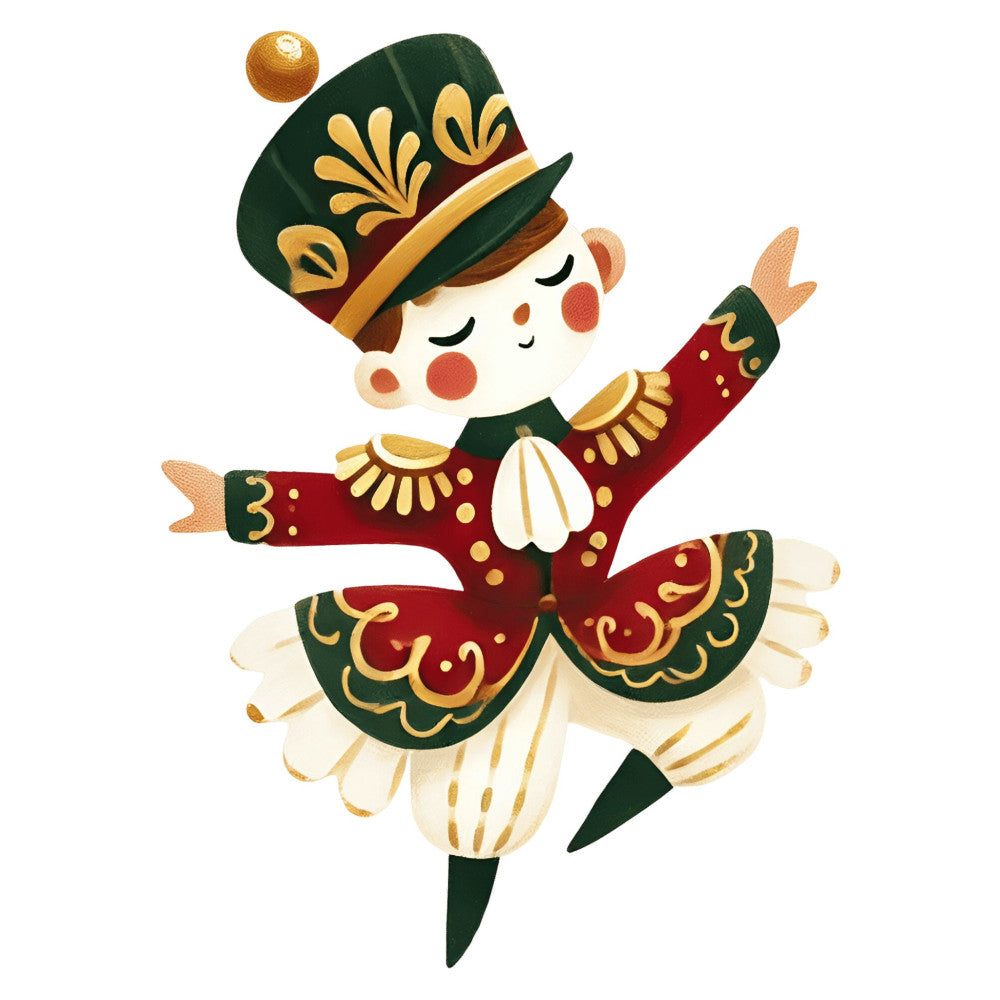Nutcracker Ballet Fabric Panel 94