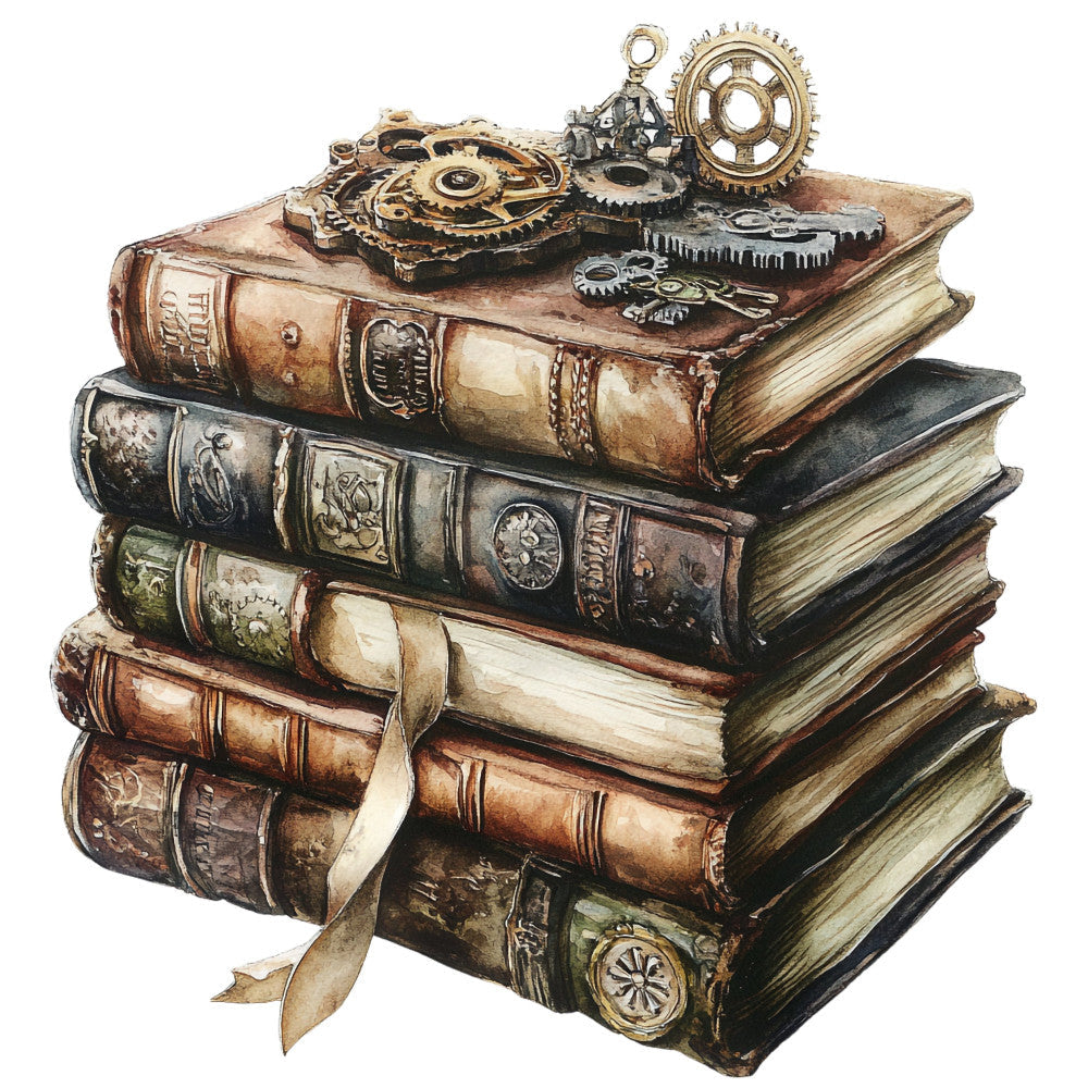 Victorian Steampunk Fabric Panel 25