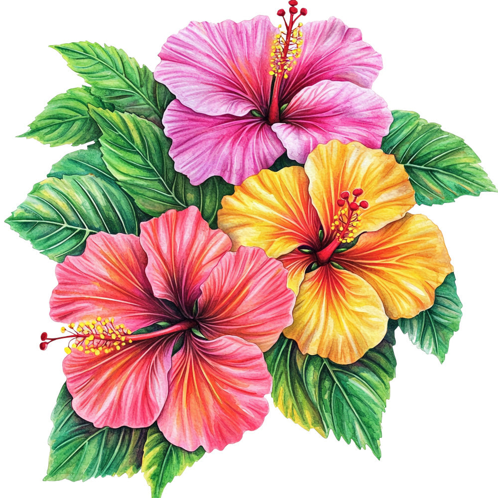 Hawaiian Paradise Fabric Panel 6