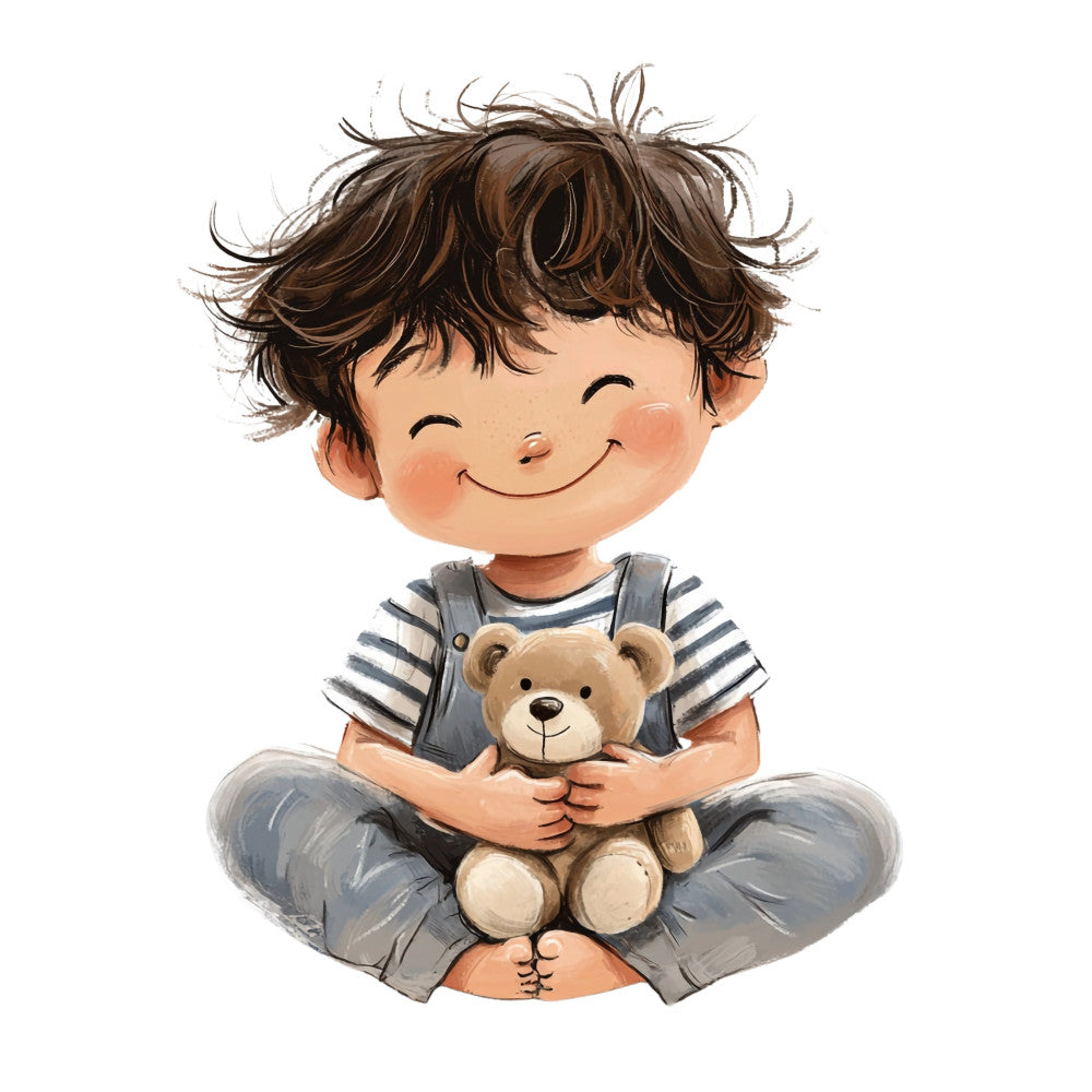 Just Boys Fabric Panel 13
