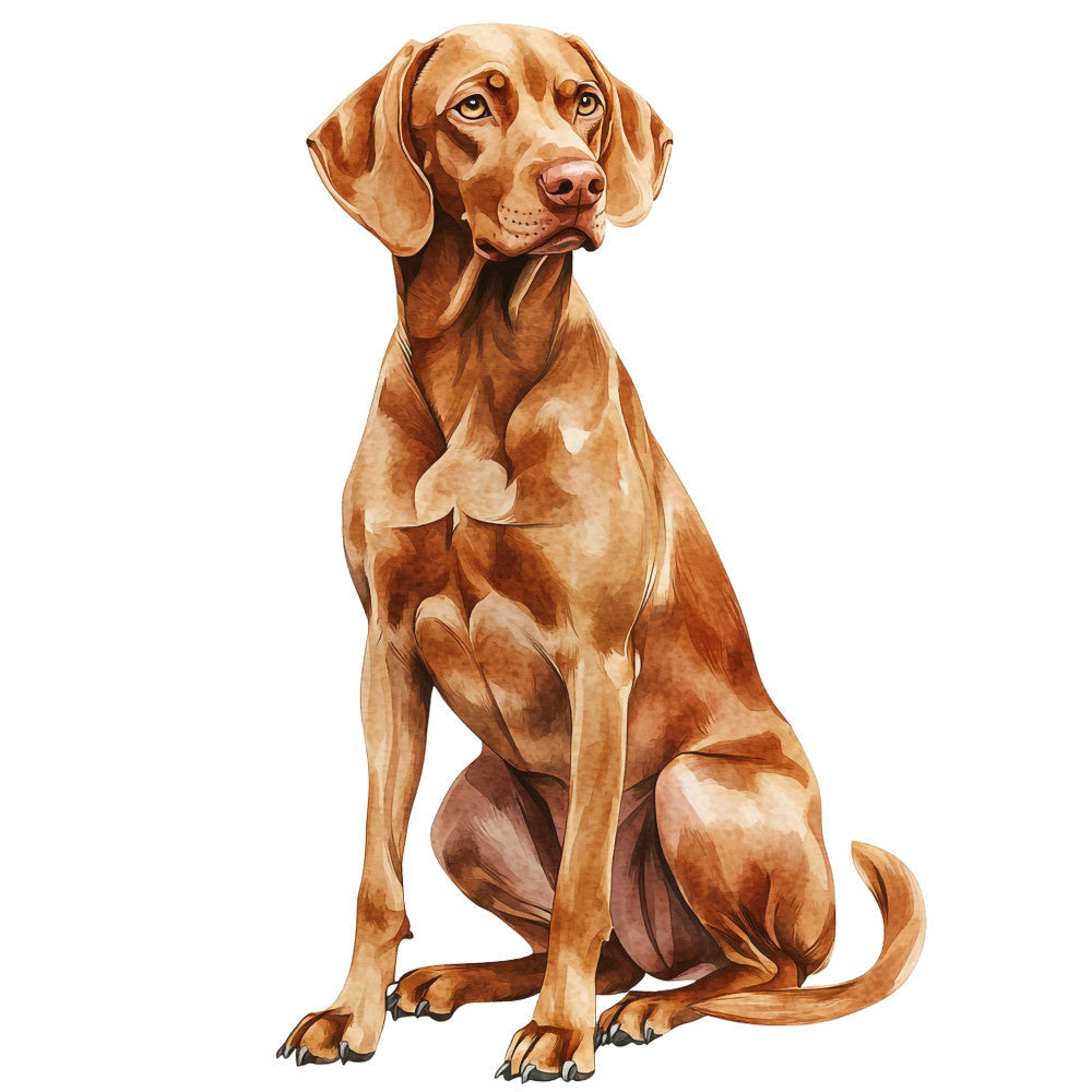 Watercolor Vizslas Fabric Panel 22