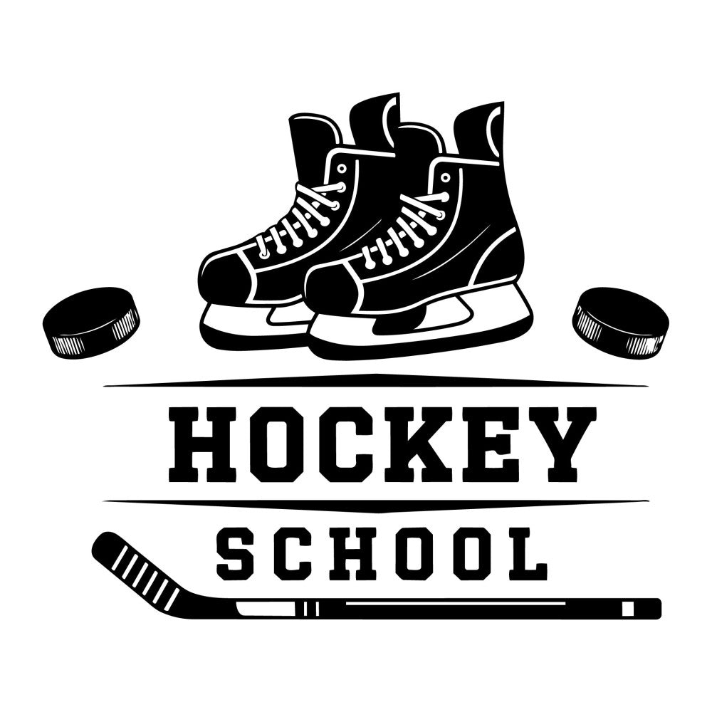 Hockey Silhouettes Fabric Panel 13