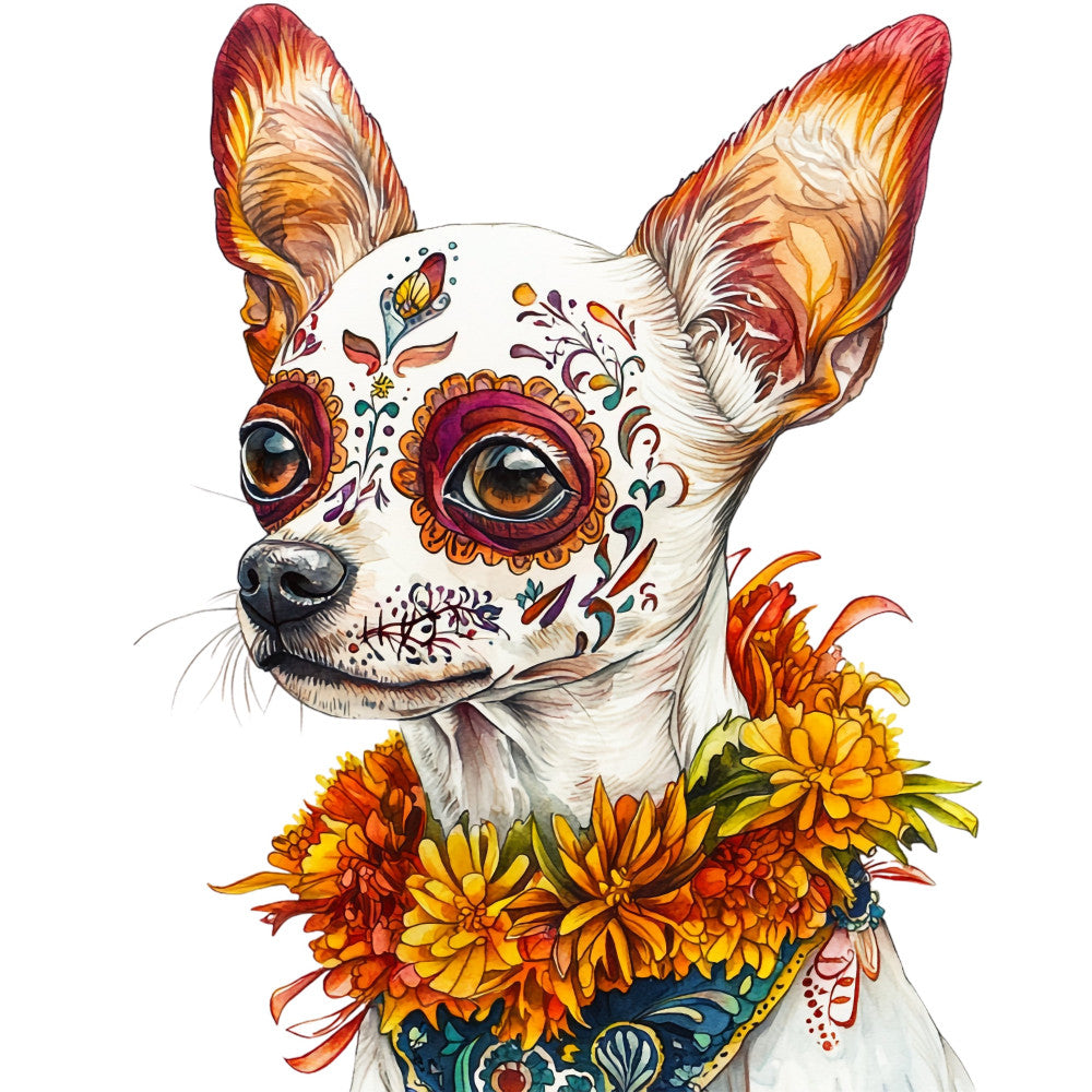 Pets de Los Muertos Fabric Panel 26