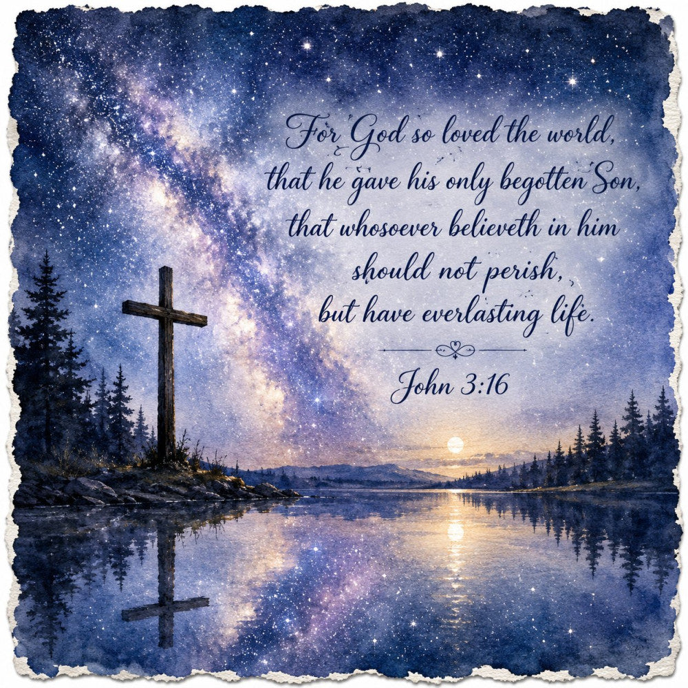 Inspirational Verses Fabric Panel 66