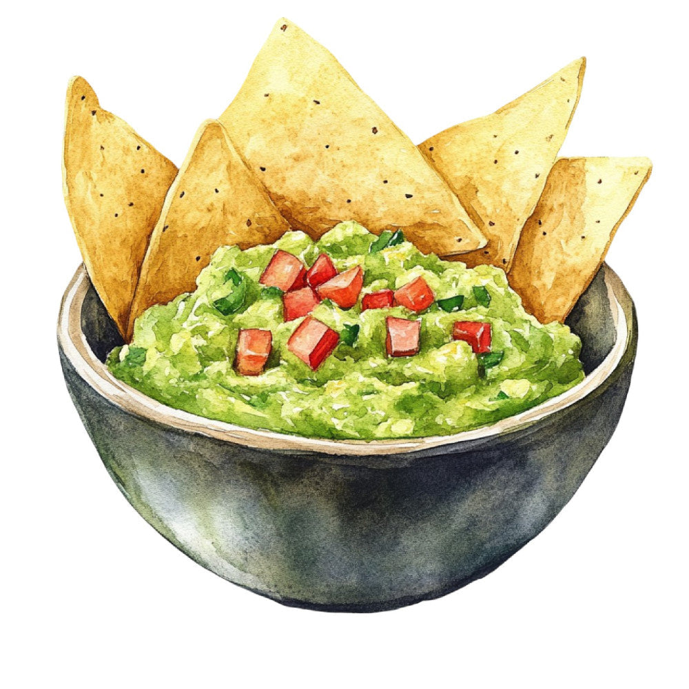 Mexican Food Fabric Panel 11