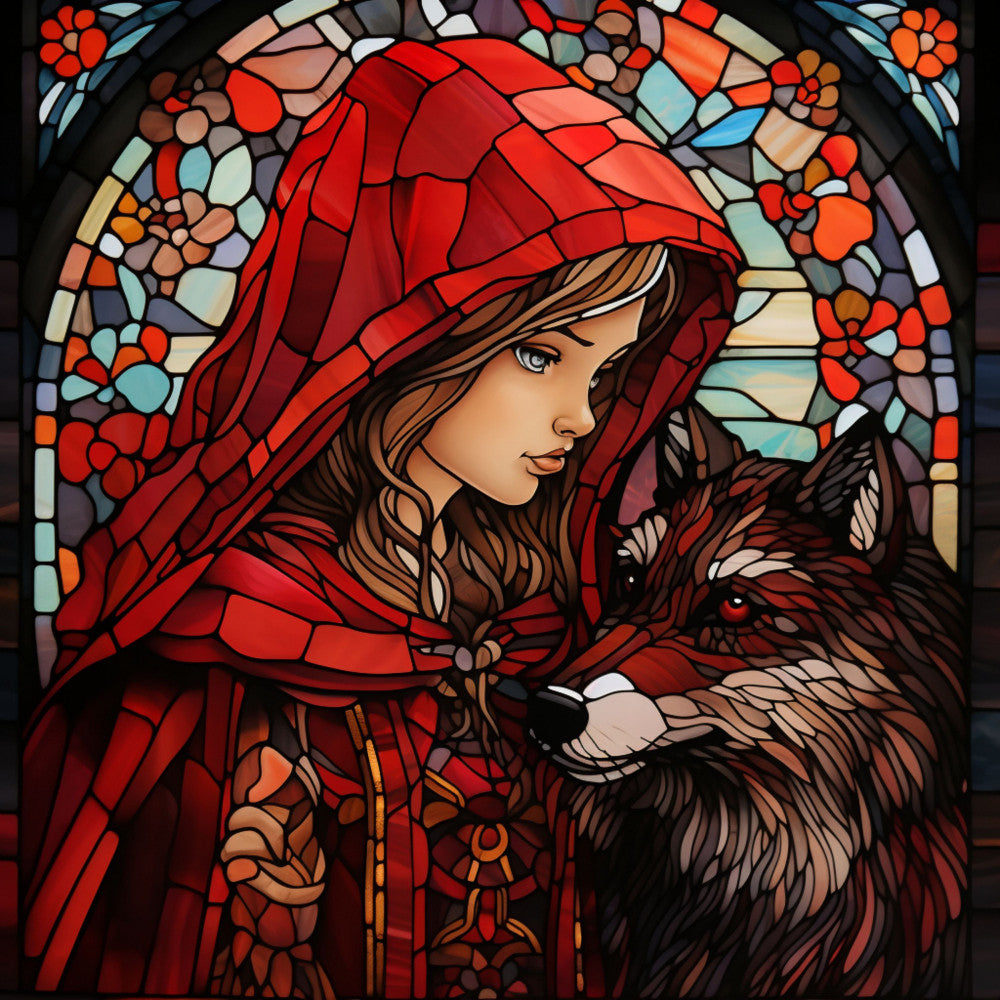 Little Red Riding Hood Fabric Panel 9