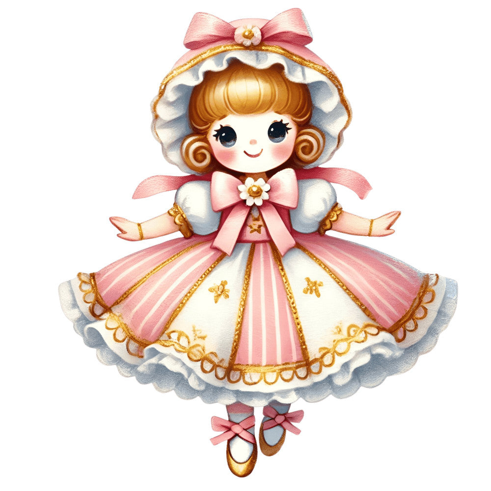 Nutcracker Ballet Fabric Panel 123