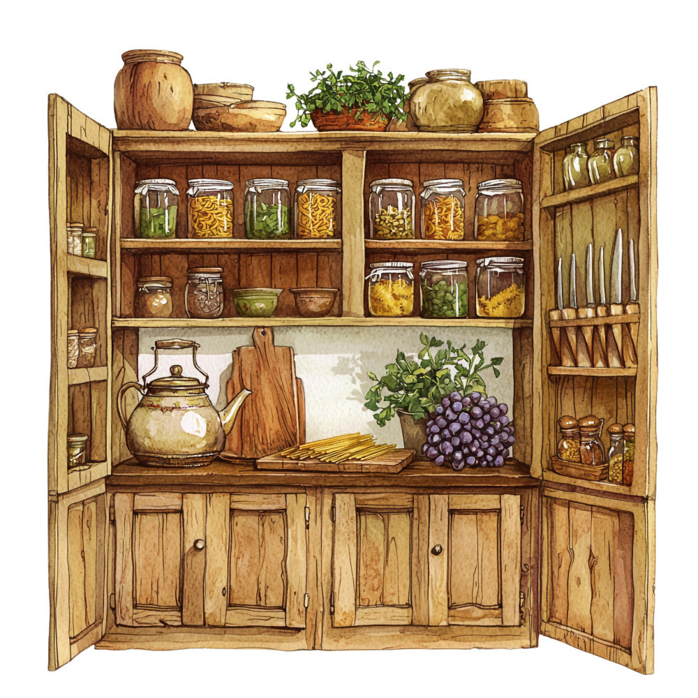 Country Kitchen Fabric Panel 6