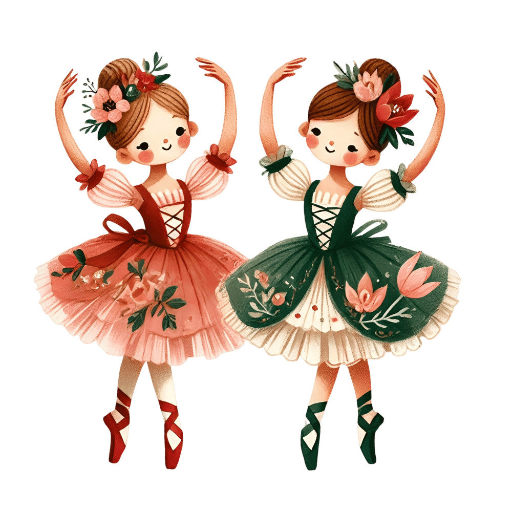 Nutcracker Ballet Fabric Panel 57
