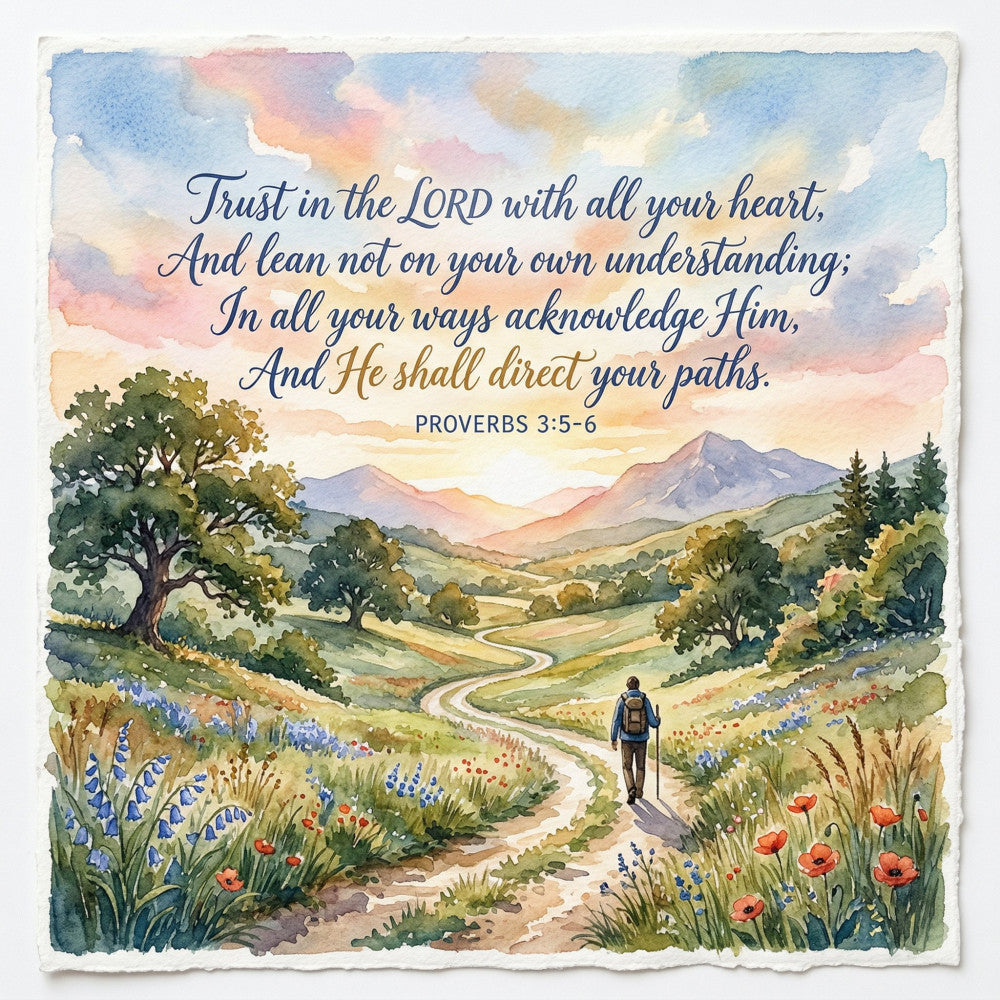 Inspirational Verses Fabric Panel 6
