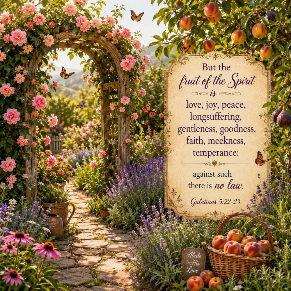 Inspirational Verses Fabric Panel 90
