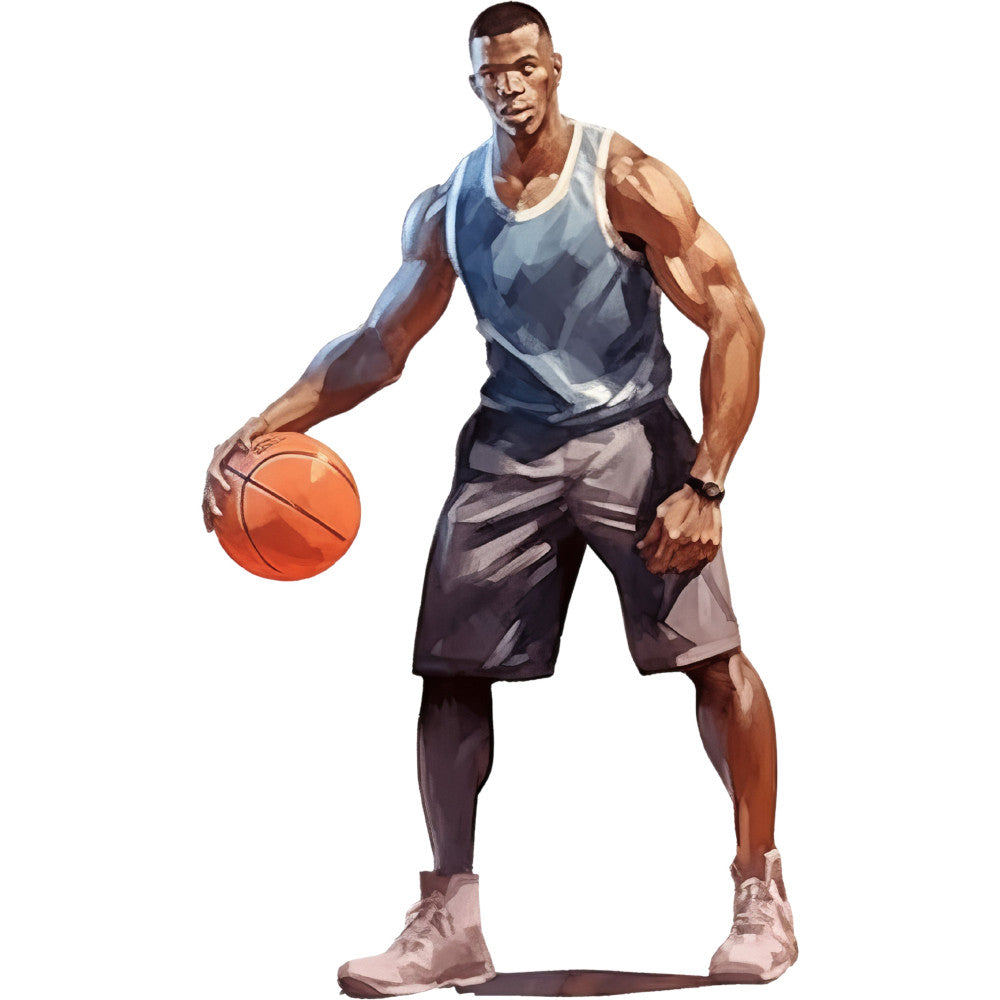 Basketball Game Fabric Panel 26