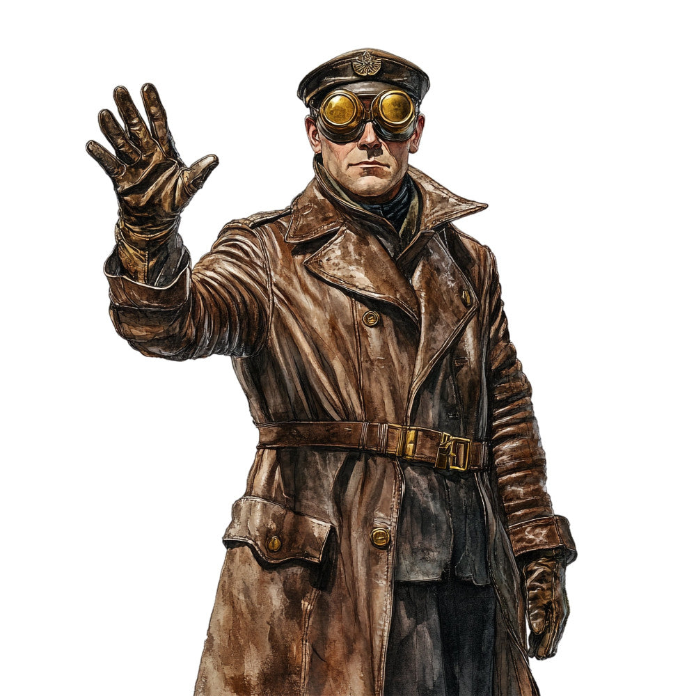 Victorian Steampunk Fabric Panel 5
