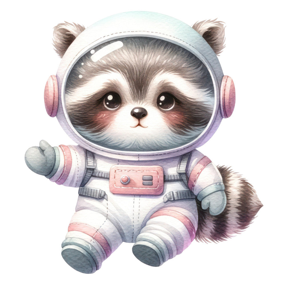 Astronaut Animal Space Fabric Panel 5