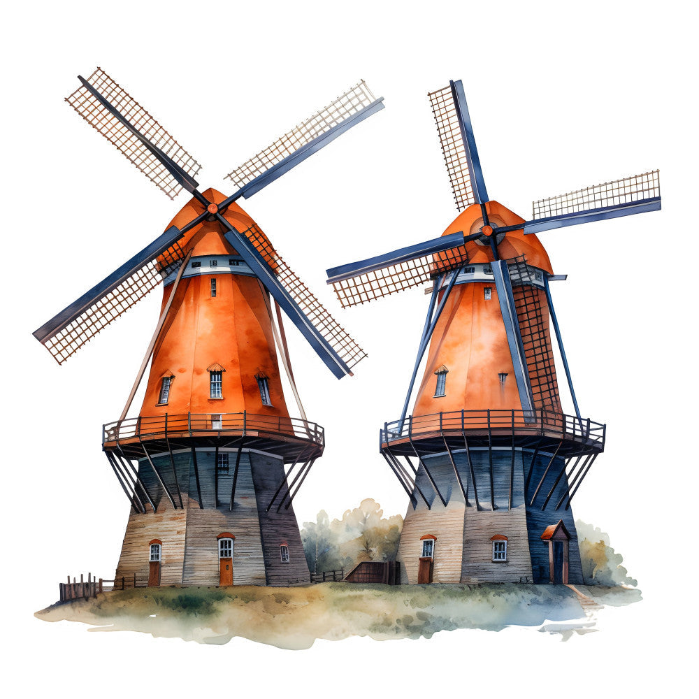 Trip to Amsterdam Fabric Panel 9