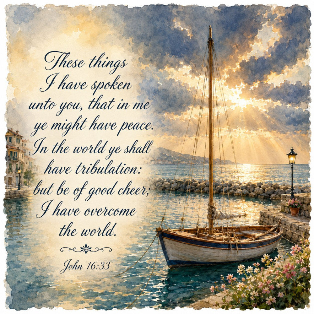 Inspirational Verses Fabric Panel 35