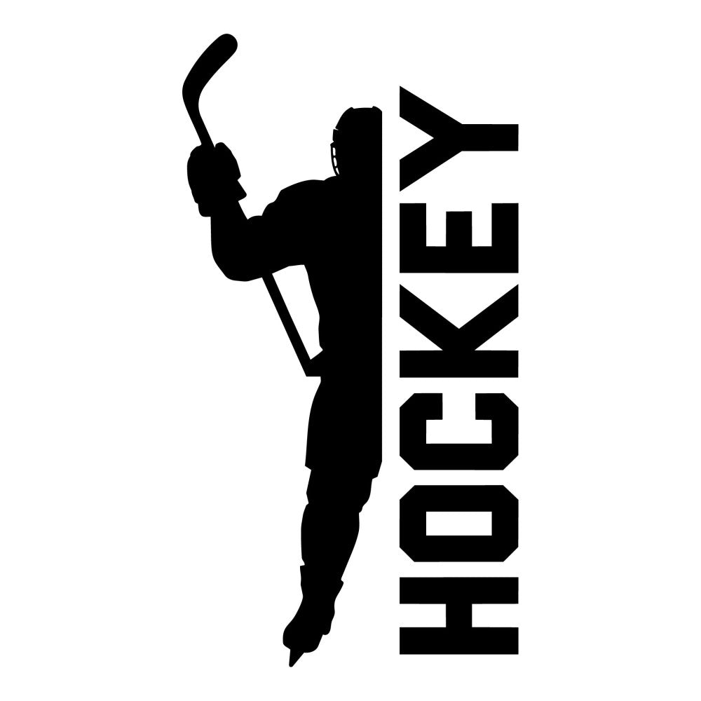 Hockey Silhouettes Fabric Panel 15