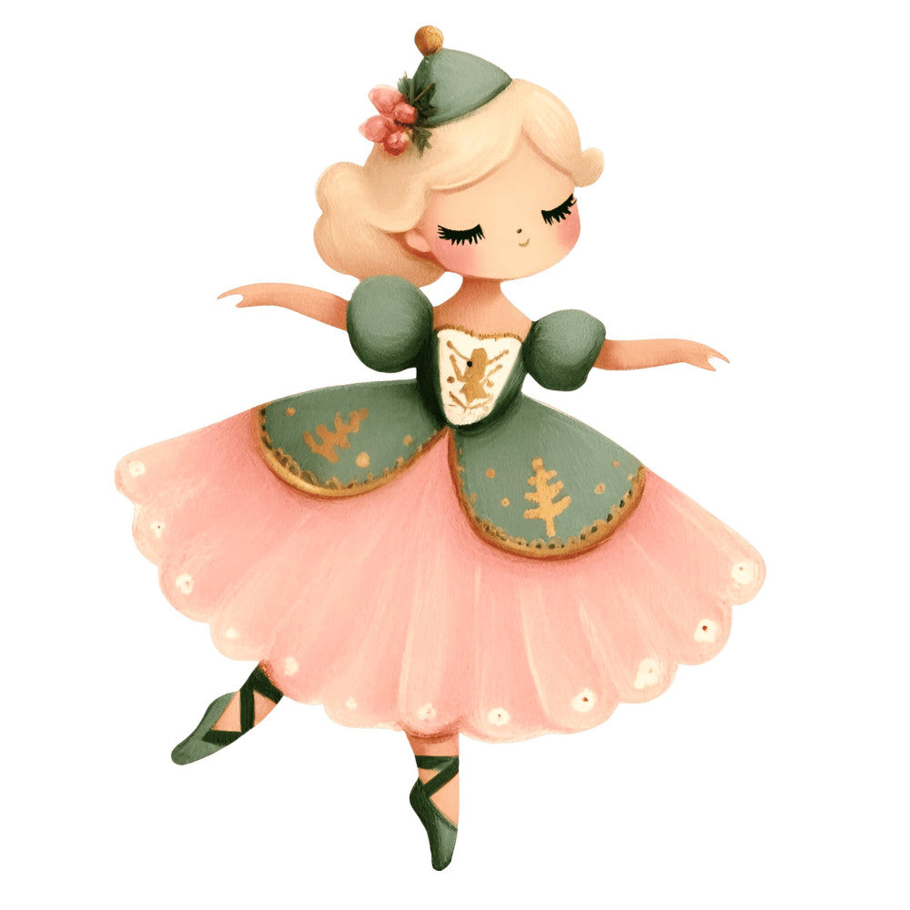 Nutcracker Ballet Fabric Panel 10