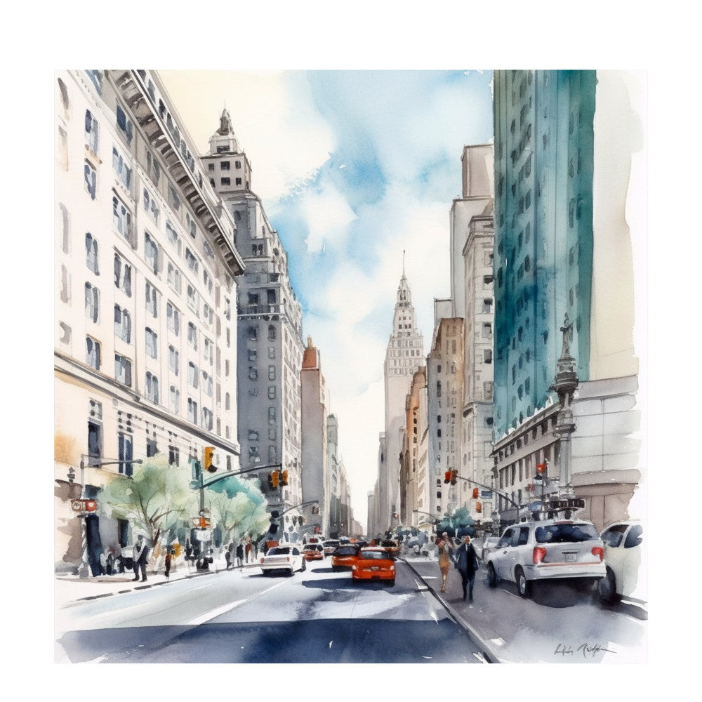 New York Landmarks Fabric Panel 15