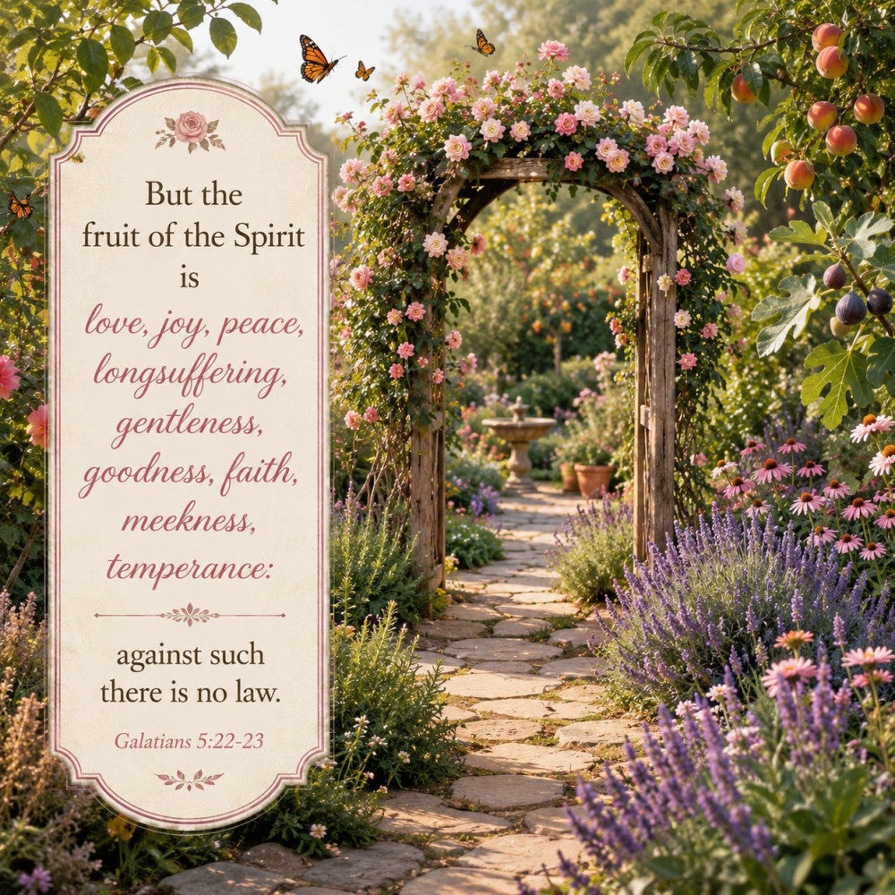 Inspirational Verses Fabric Panel 74