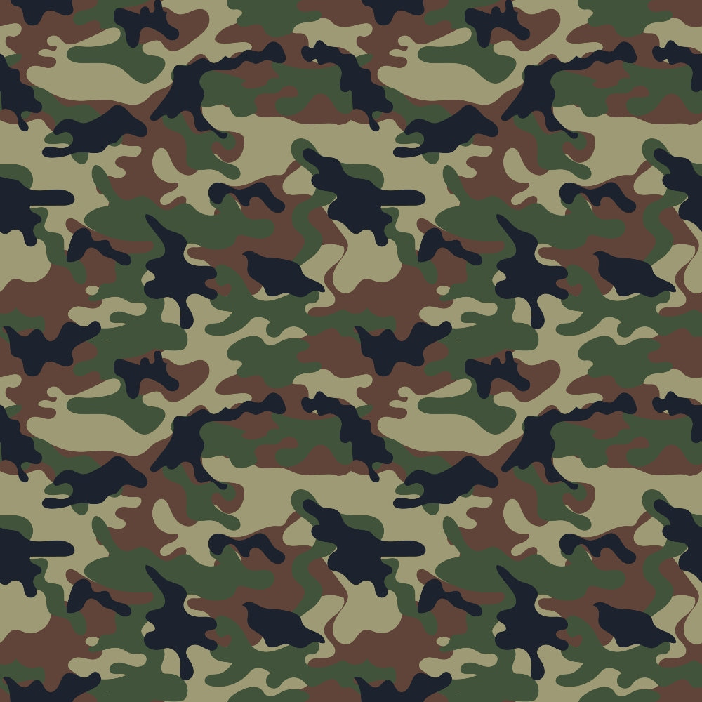 Daily Deal: Military Camouflage Pattern 7 Quilting Cotton Fabric - 45" x 1 Yard"