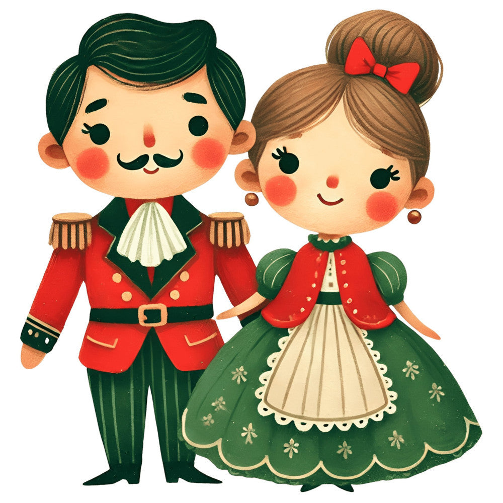 Nutcracker Ballet Fabric Panel 121