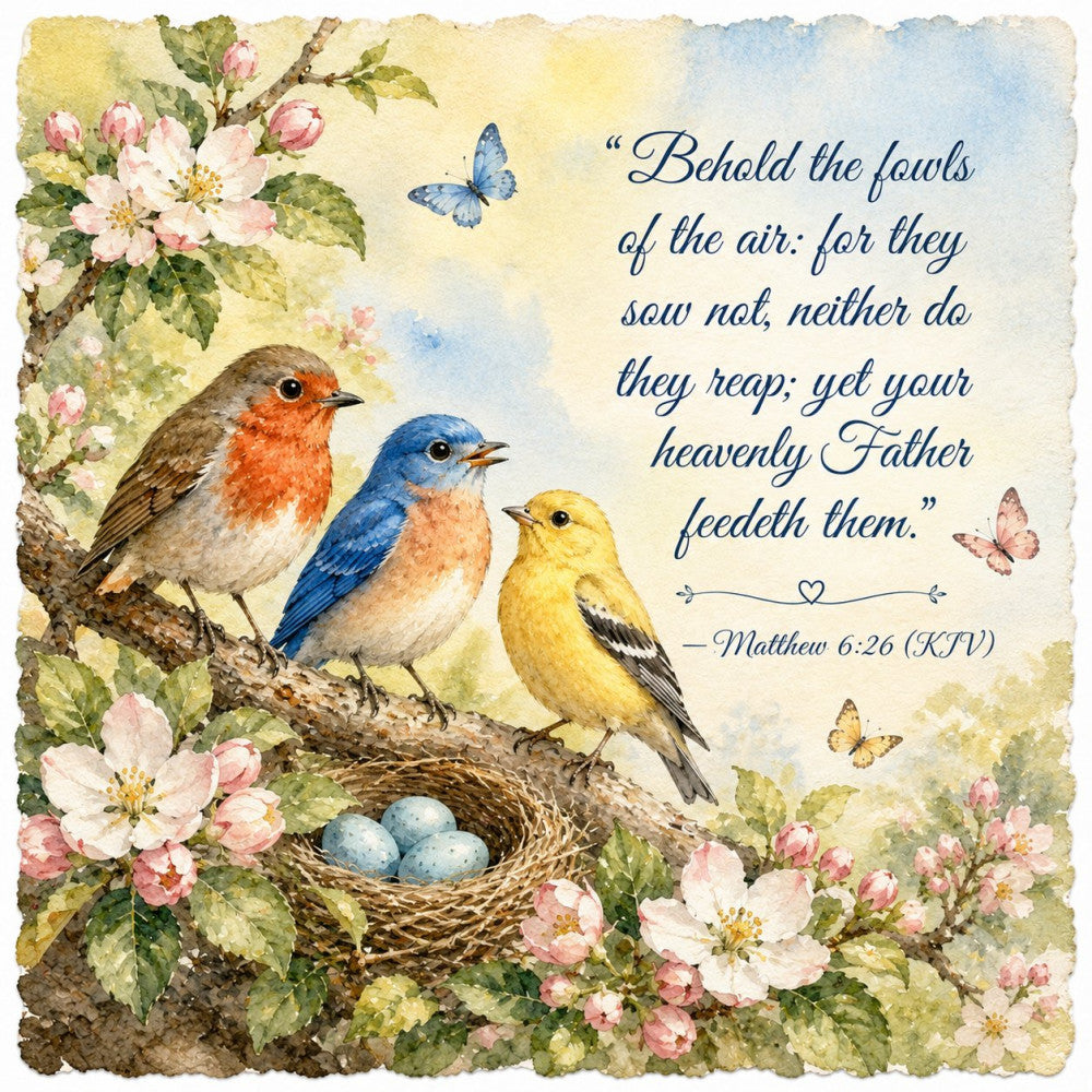 Inspirational Nursery Verses Fabric Panel 4