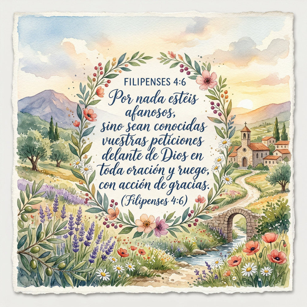 Inspirational Verses Fabric Panel 7