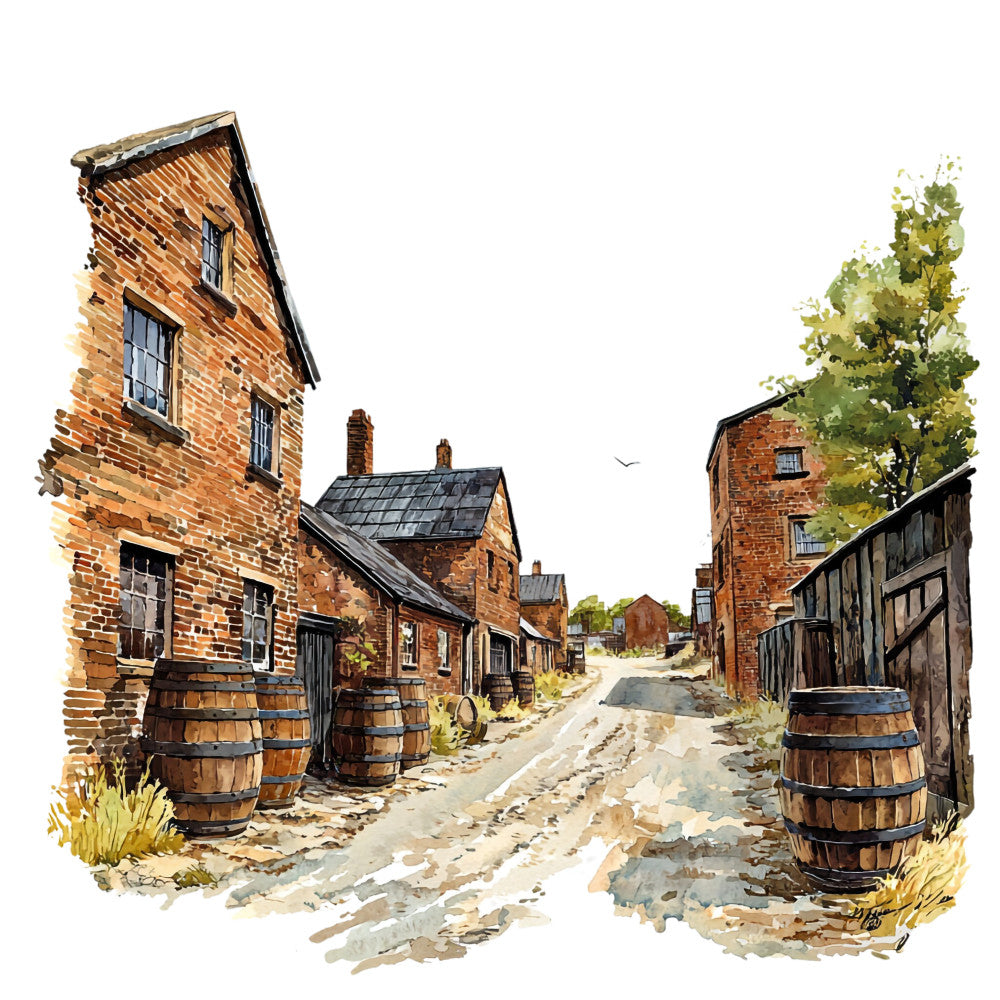 Bourbon Trail Fabric Panel 29