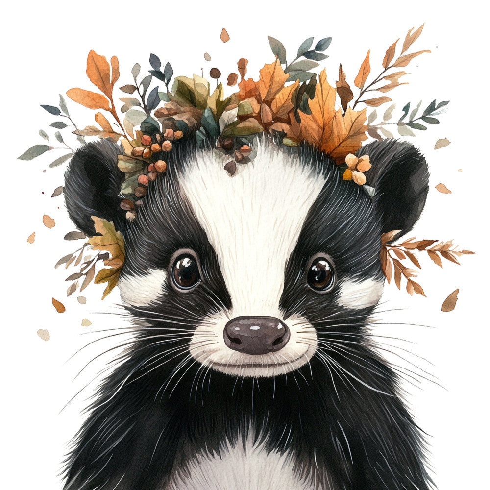 Fall Animal Portrait Fabric Panel 20
