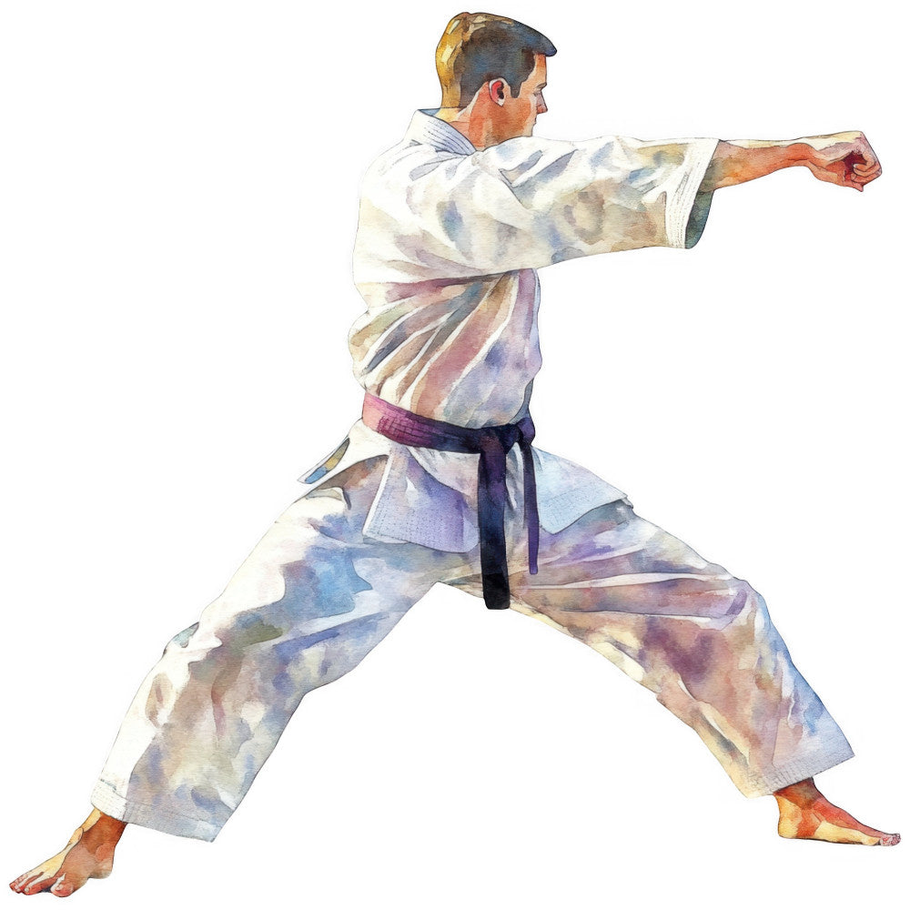 Karate Taekwondo Fabric Panel 8