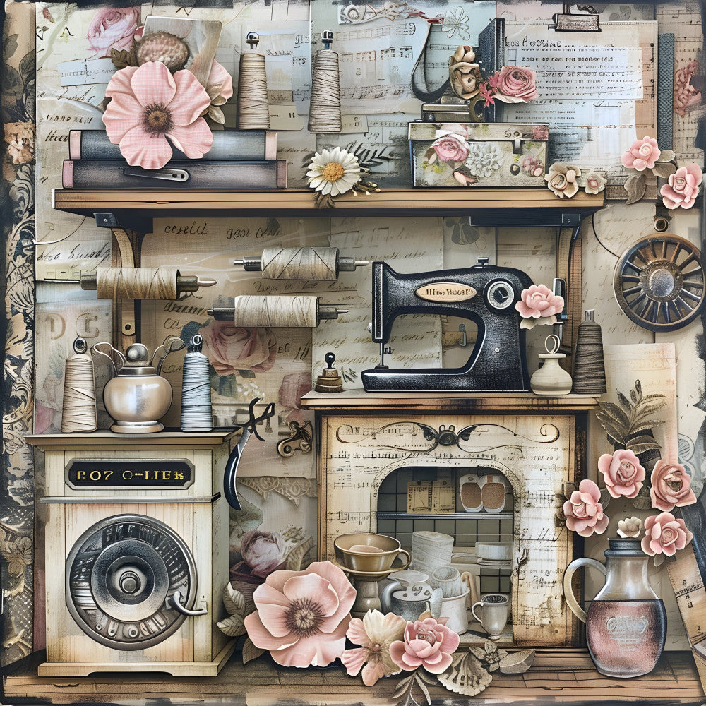 Sew Sweet Sewing Fabric Panel 2