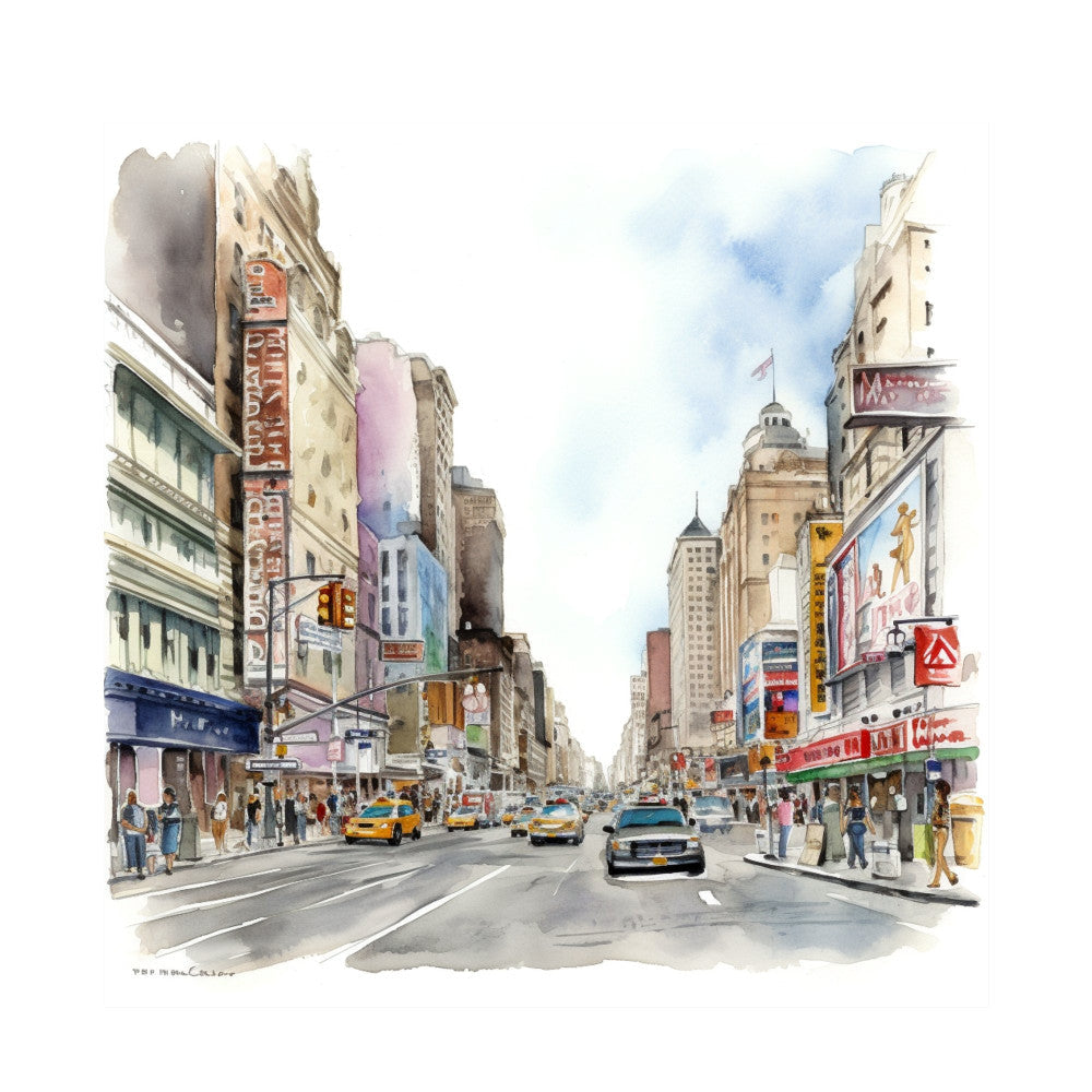 New York Landmarks Fabric Panel 3
