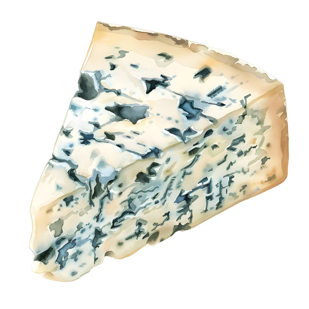 Watercolor Cheese Fabric Panel 42