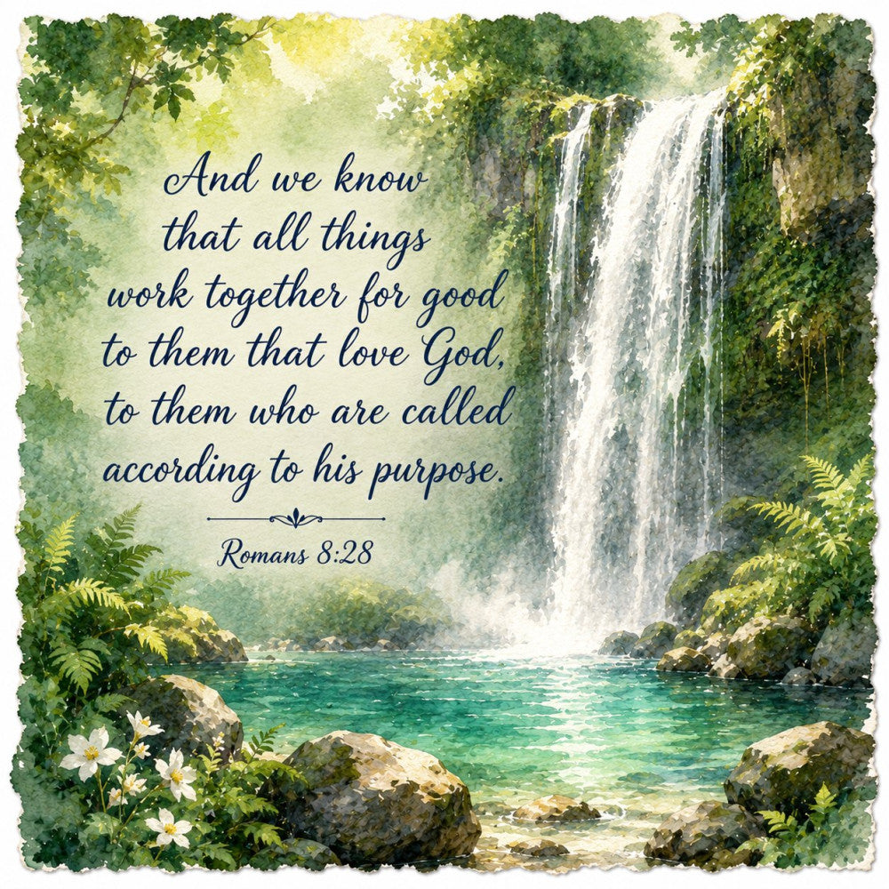 Inspirational Verses Fabric Panel 104