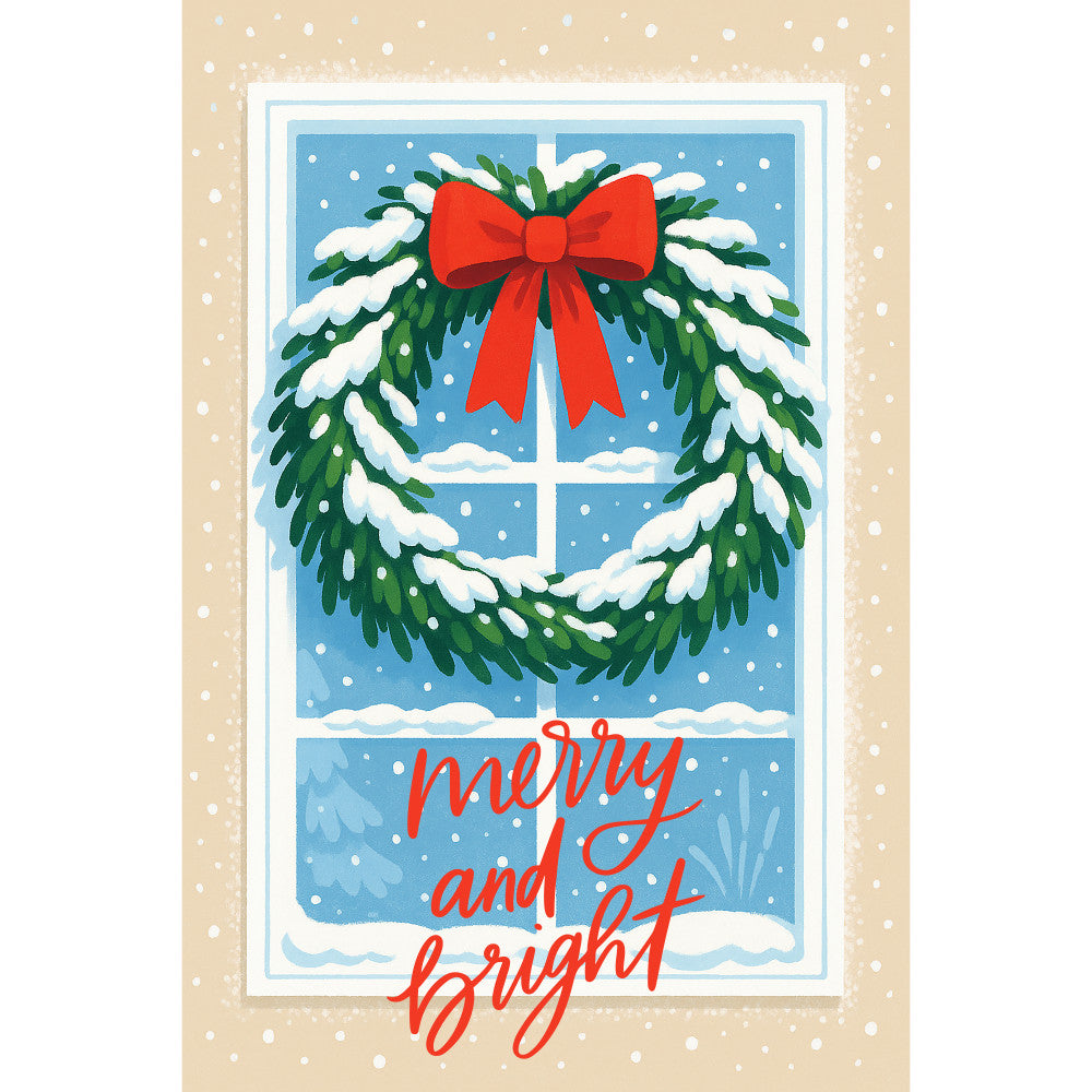 Christmas Card Fabric Panel 7