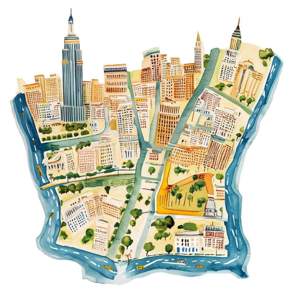 New York City Fabric Panel 3