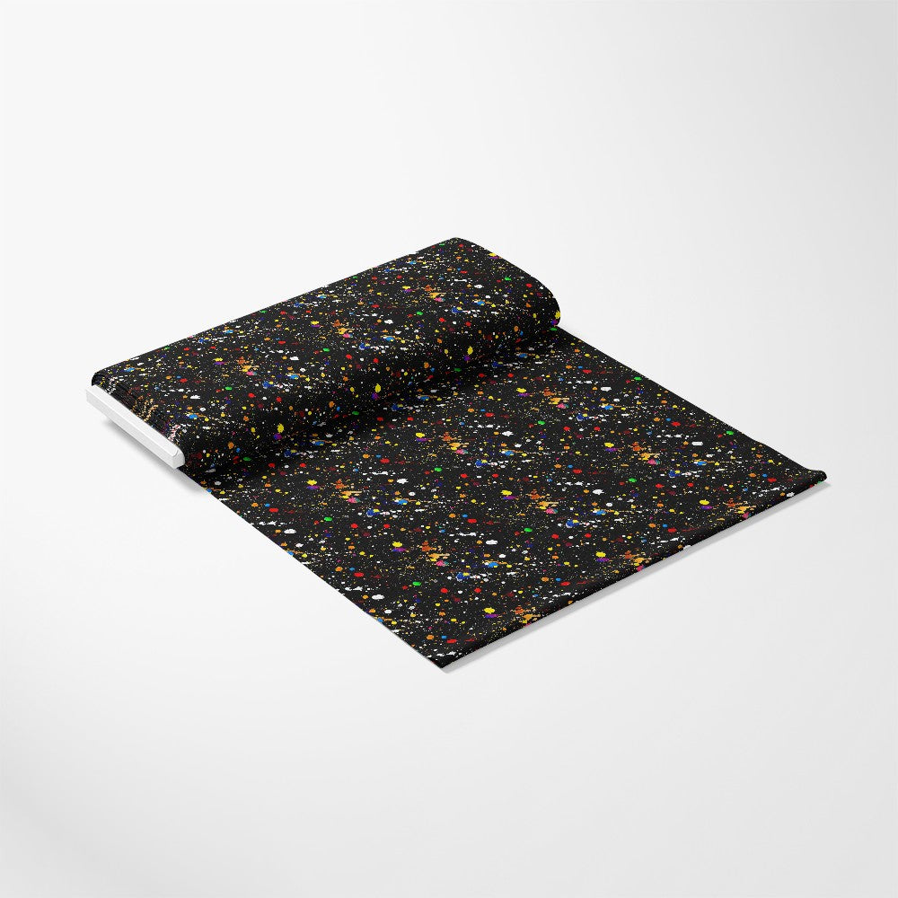 Glitter Paint Splatter Pattern 10 Quilting Cotton Fabric