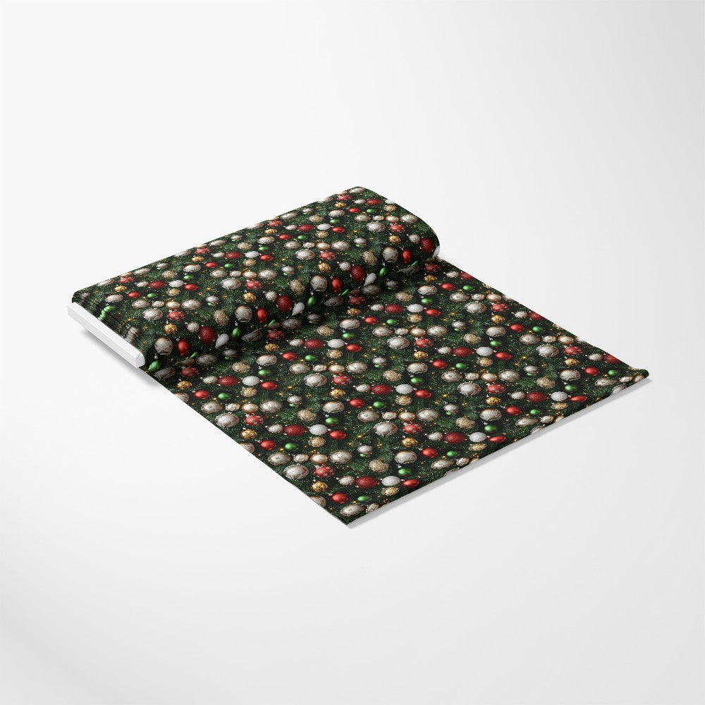 Realistic Christmas Ornaments Pattern 12 Quilting Cotton Fabric