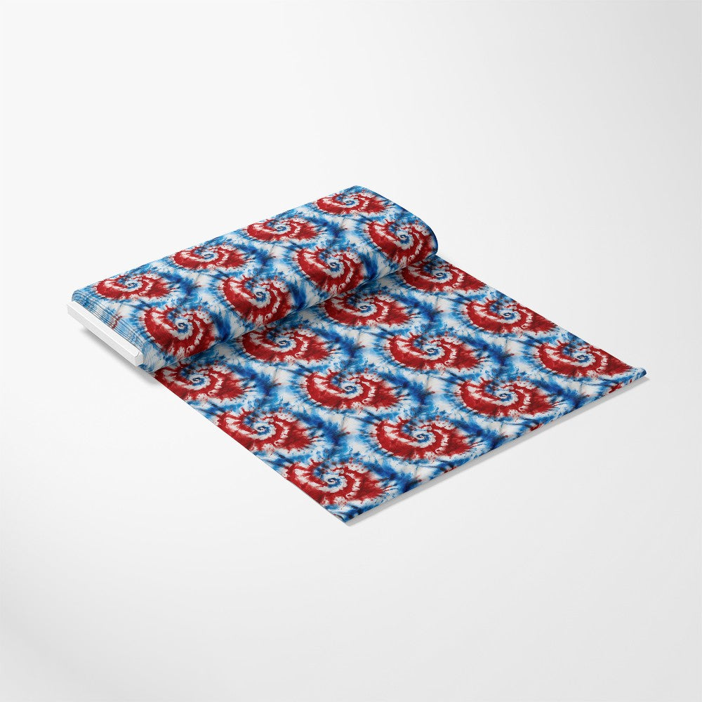 Patriotic Tie-Dye Pattern 9 Quilting Cotton Fabric