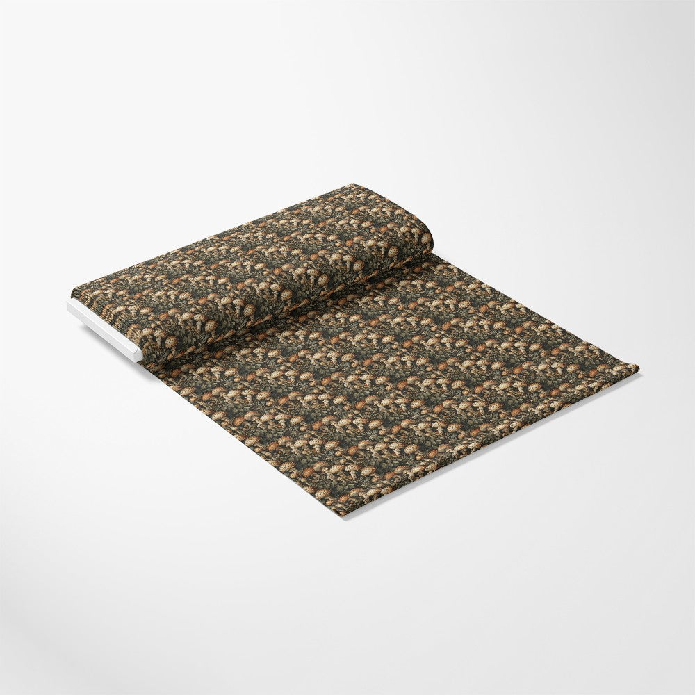 Retro Mushroom Botanical Pattern 2 Quilting Cotton Fabric