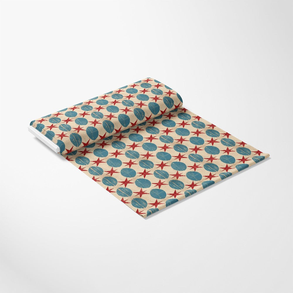 Distressed Patriotic Pattern 19 Quilting Cotton Fabric